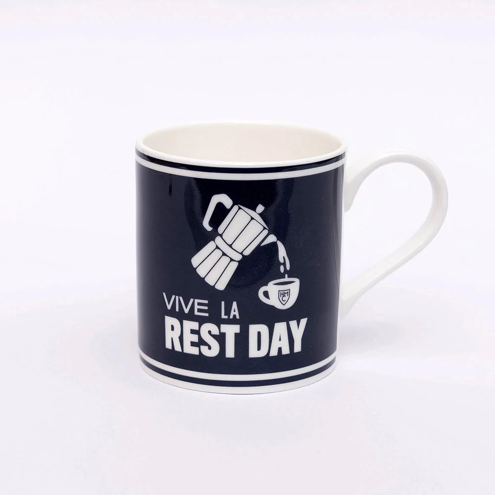 Mug Cycliste fait à la main Vive la Rest Day