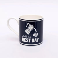 Handmade Cyclist Vive la Rest Day Mug