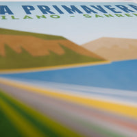 Cycliste fait à la main La Primavera: Milano - San Remo Cycling Impression artistique