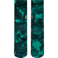 Universal Colours Spectrum Tie Dye Merino Socks Radsocken Bold Apple Green