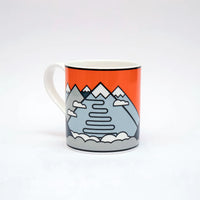 Handmade Cyclist Passo Stelvio Mug