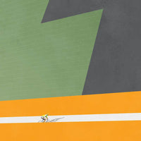 Ciclista fatto a mano Tour de France Cycling Art Print