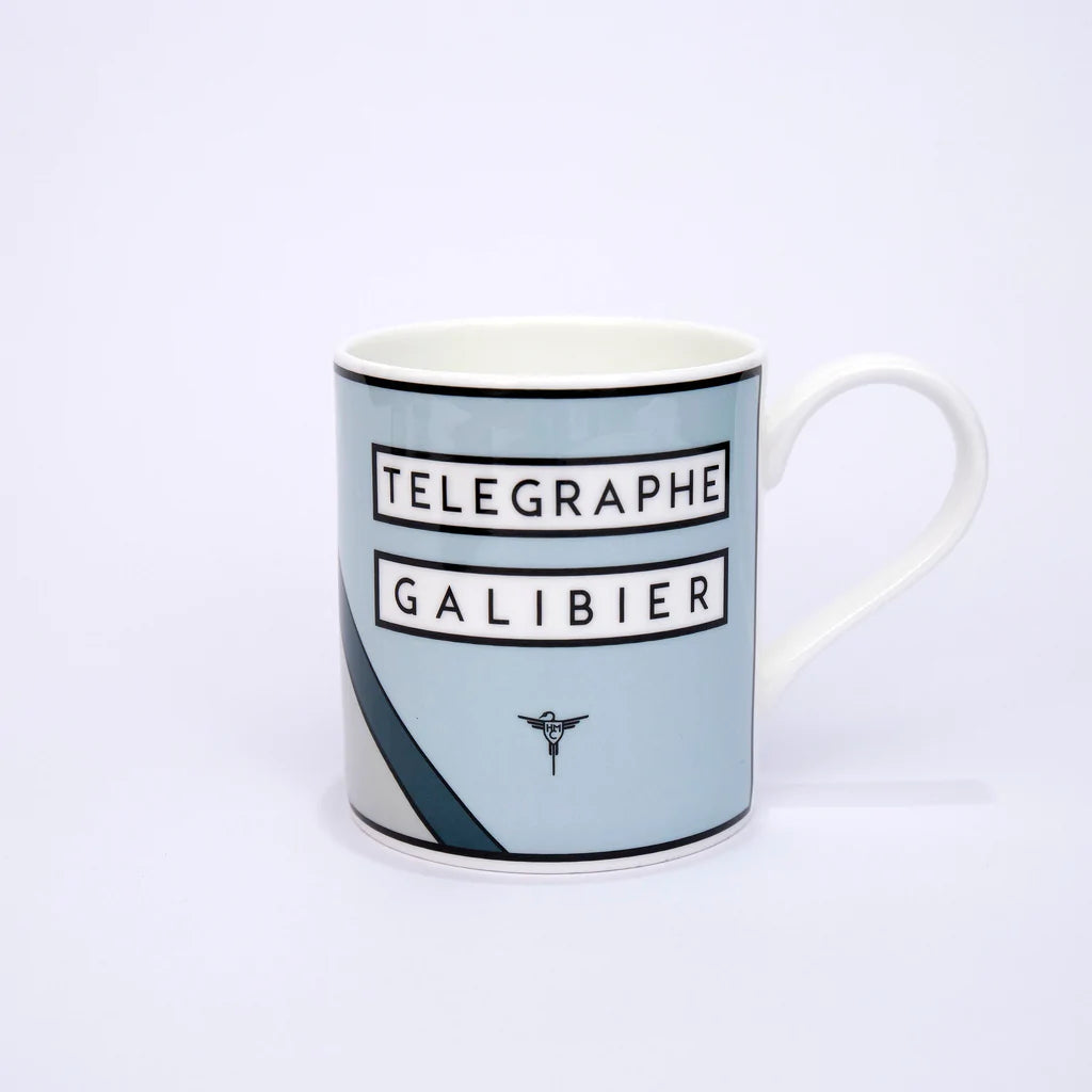 Mug Cycliste Télégraphe Galibier fait main