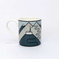 Mug Cycliste Télégraphe Galibier fait main