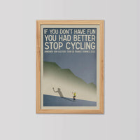 Handmade Cyclist Annemiek Van Vleuten Tour de France Femmes Limited Edition Cycling Art Print