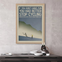 Handmade Cyclist Annemiek Van Vleuten Tour de France Femmes Limited Edition Cycling Art Print