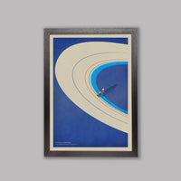 Ciclista fatto a mano Victoria Pendleton Cycling Art Print