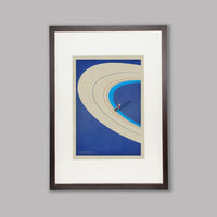 Ciclista fatto a mano Victoria Pendleton Cycling Art Print