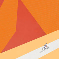 Ciclista fatto a mano Vuelta a España Cycling Art Print