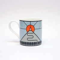 Handmade Cyclist Le Mont Ventoux Mug