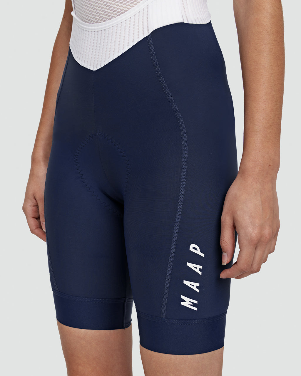 Salopette corta da donna Maap Team Bib Evo Navy White