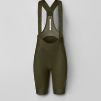 Maap Team Bib Evo - Salopette corta da donna verde oliva