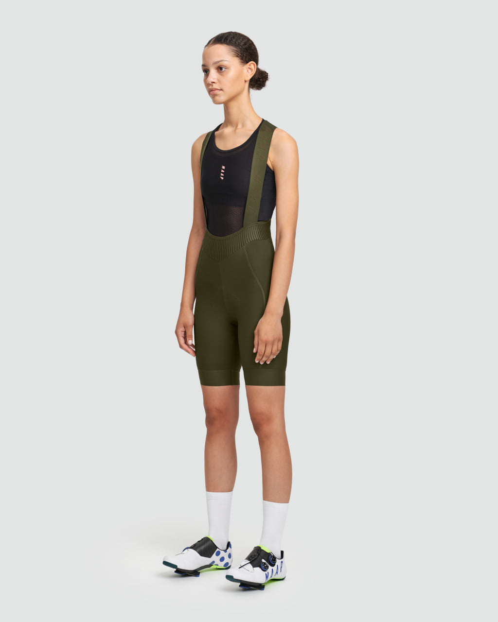 Maap Team Bib Evo Women's Bib Short Radhose Olive Drab