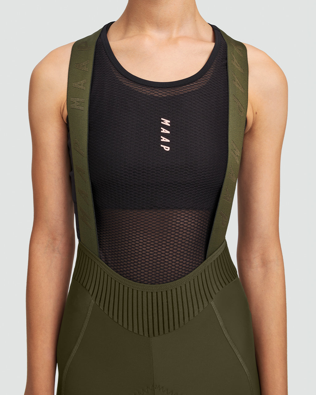 Maap Team Bib Evo Women's Bib Short Radhose Olive Drab