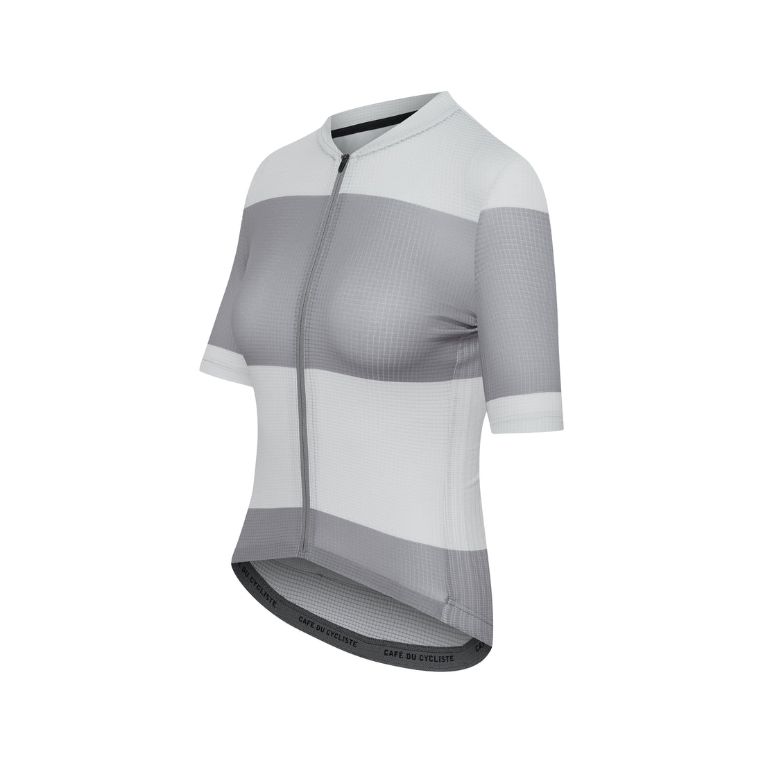 Café du Cycliste Angeline Womens's Ultralight Cycling Jersey Radtrikot Grey