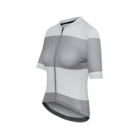 Café du Cycliste Angeline Womens's Ultralight Cycling Jersey Radtrikot Grey