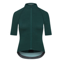 Café du Cycliste Marina Women's Merino Cycling Jersey Radtrikot Dark Sea