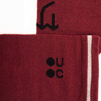 Universal Colours Mono Merino Socks Radsocken Mars Red