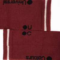 Universal Colours Mono Merino Socks Radsocken Mars Red