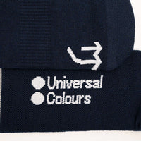 Universal Colours Mono Merino Socks Radsocken Navy Blue