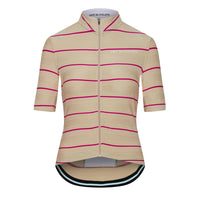 Café du Cycliste Francine Women's Midweight Cycling Jersey Radtrikot Ivoire