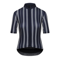 Café du Cycliste Mona Women's Superlight Cycling Jersey Radtrikot Navy