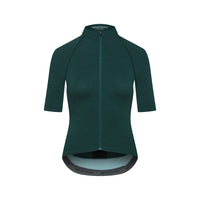 Café du Cycliste Marina Women's Merino Cycling Jersey Radtrikot Dark Sea