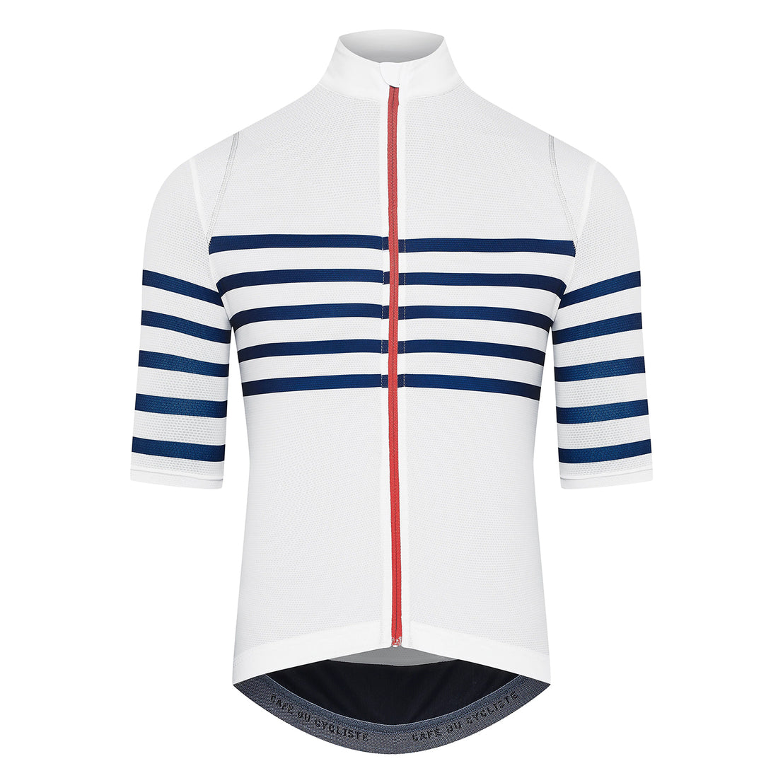 Café du Cycliste Mona Men's Superlight Audax Cycling Jersey Radtrikot White