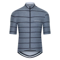 Café du Cycliste Francine Men's Midweight Jersey Radtrikot Heather Grey