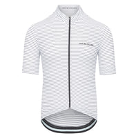 Café du Cycliste Francine Men's Midweight Jersey Radtrikot White