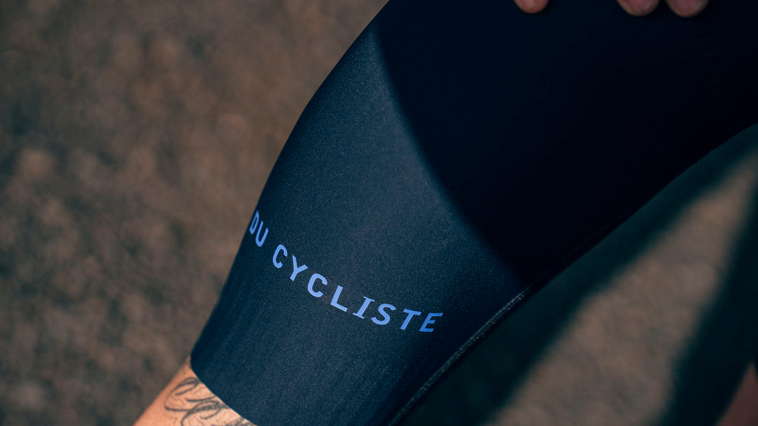 Café du Cycliste Marinette Men's Colour Bib Shorts Radhose Navy