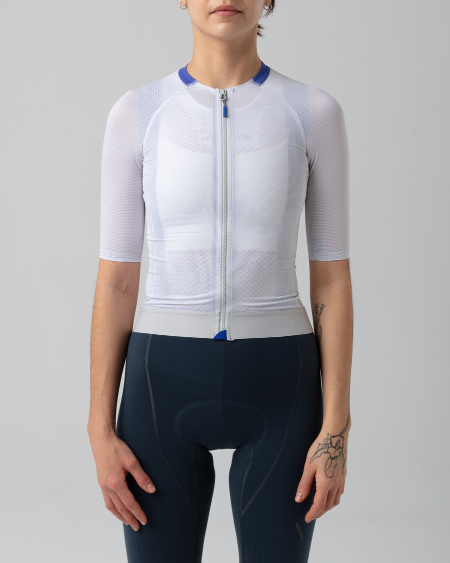 Isadore Alternative Women's Jersey Radtrikot Bit of Blue