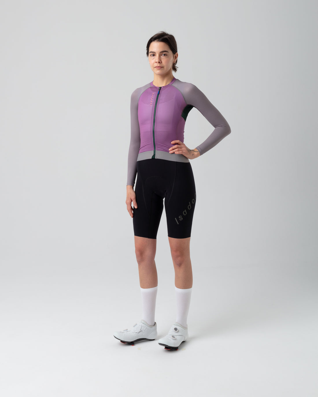 Isadore Alternative Ultralight Women's Long Sleeve Jersey Radtrikot langarm Amethyst