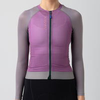 Isadore Alternative Ultralight Women's Long Sleeve Jersey Radtrikot langarm Amethyst