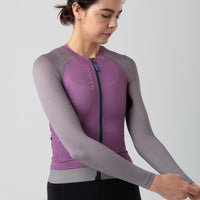 Isadore Alternative Ultralight Women's Long Sleeve Jersey Radtrikot langarm Amethyst