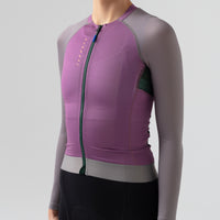 Isadore Alternative Ultralight Women's Long Sleeve Jersey Radtrikot langarm Amethyst