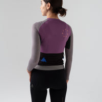 Isadore Alternative Ultralight Women's Long Sleeve Jersey Radtrikot langarm Amethyst