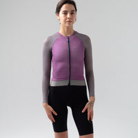 Isadore Alternative Ultralight Women's Long Sleeve Jersey Radtrikot langarm Amethyst