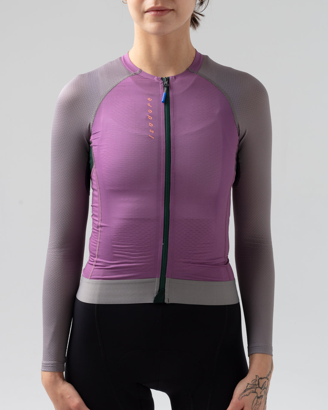 Isadore Alternative Ultralight Women's Long Sleeve Jersey Radtrikot langarm Amethyst