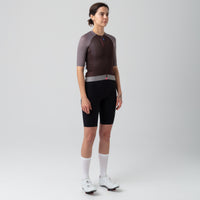 Isadore Alternative Women's Jersey Radtrikot Seal Brown