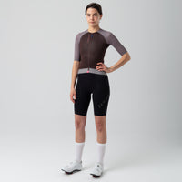 Isadore Alternative Women's Jersey Radtrikot Seal Brown