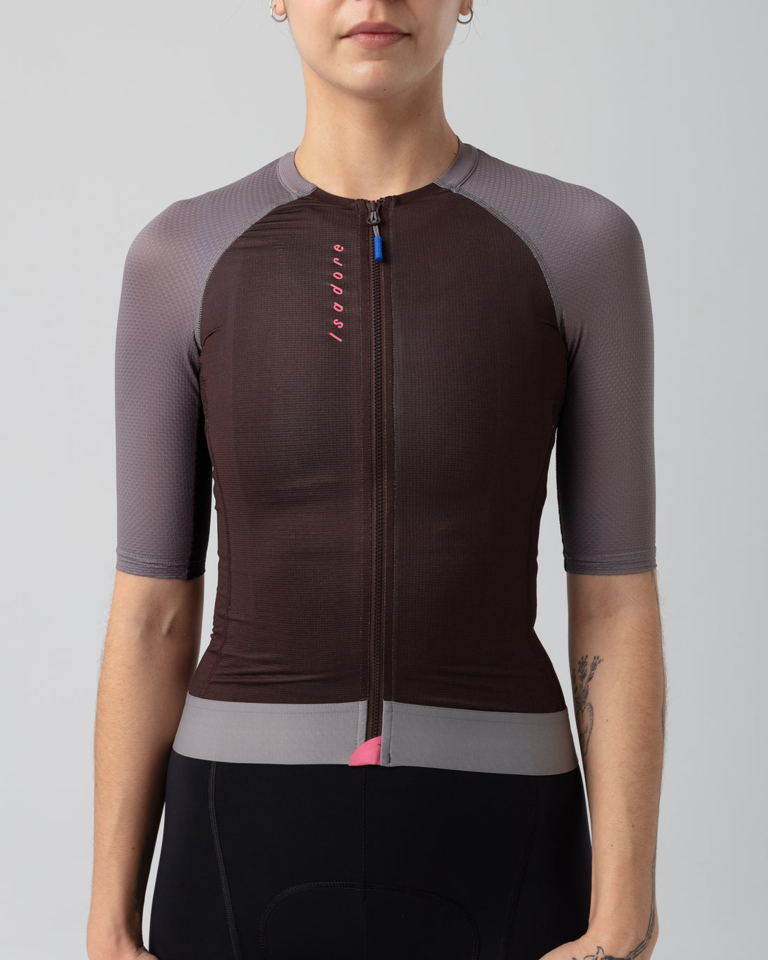 Isadore Alternative Women's Jersey Radtrikot Seal Brown