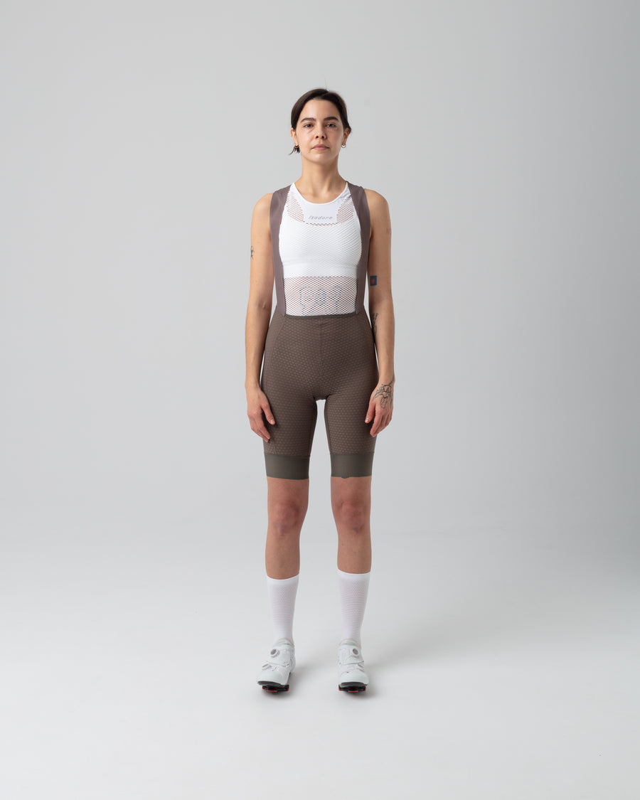 Isadore Echelon Aero Women's Bib Shorts Trägerhose Major Brown