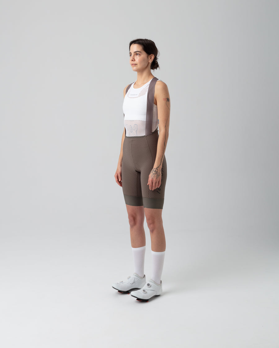 Isadore Echelon Aero Women's Bib Shorts Trägerhose Major Brown