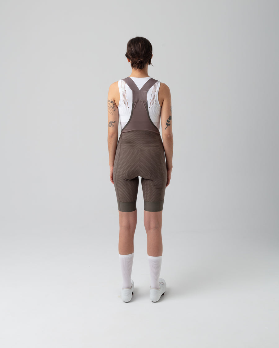 Isadore Echelon Aero Women's Bib Shorts Trägerhose Major Brown