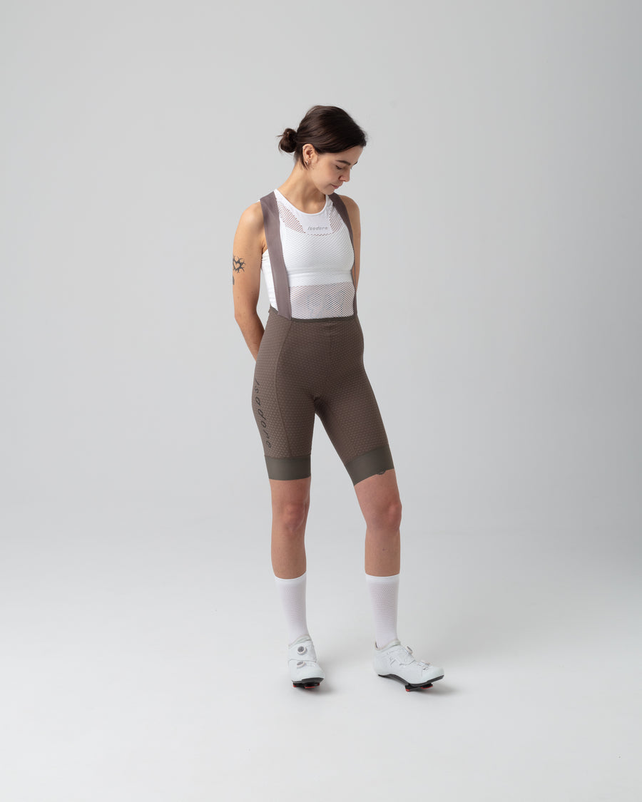 Isadore Echelon Aero Women's Bib Shorts Trägerhose Major Brown