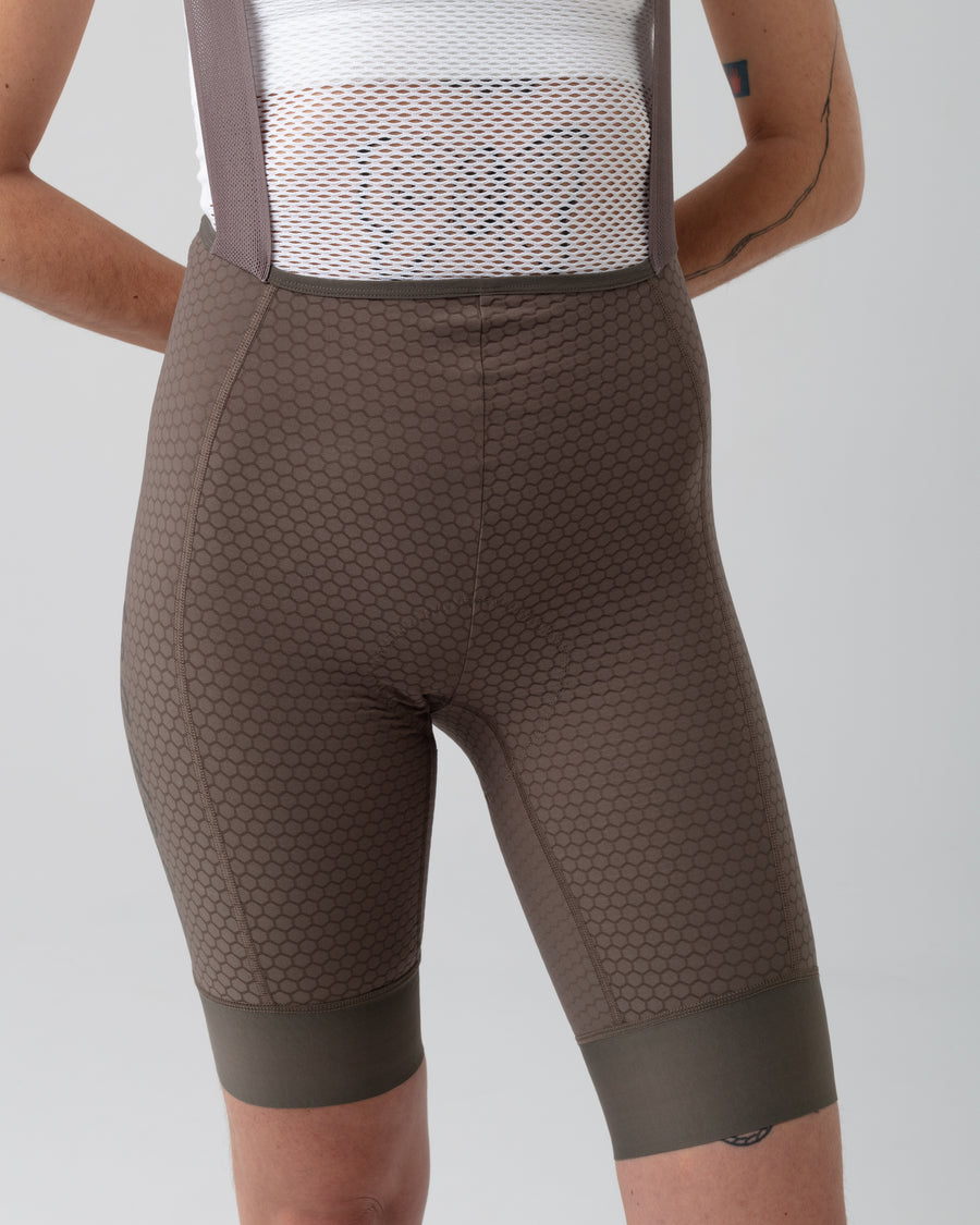 Isadore Echelon Aero Women's Bib Shorts Trägerhose Major Brown