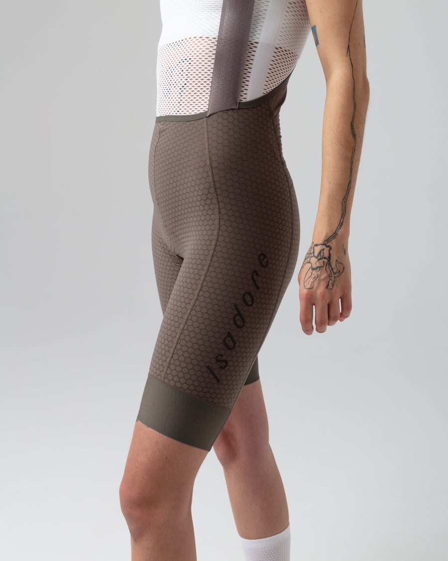 Isadore Echelon Aero Women's Bib Shorts Trägerhose Major Brown