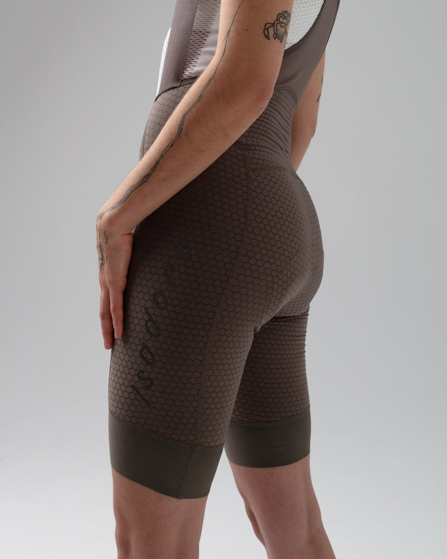 Isadore Echelon Aero Women's Bib Shorts Trägerhose Major Brown