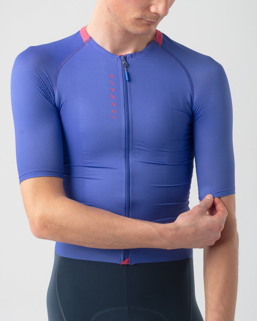 Isadore Alternative Jersey Radtrikot Baja Blue